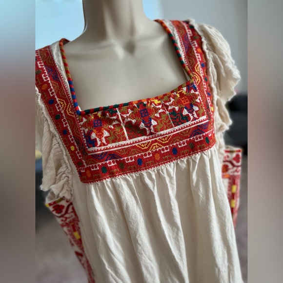Free People Day Glow Boho Embroidered Dress - Picture 5 of 8